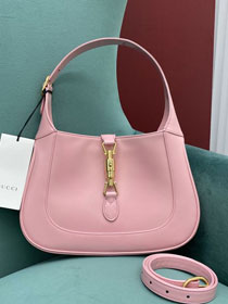 2021 GG original calfskin jackie 1961 small shoulder bag 636709 pink