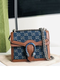 GG original denim dionysus mini shoulder bag 421970 blue