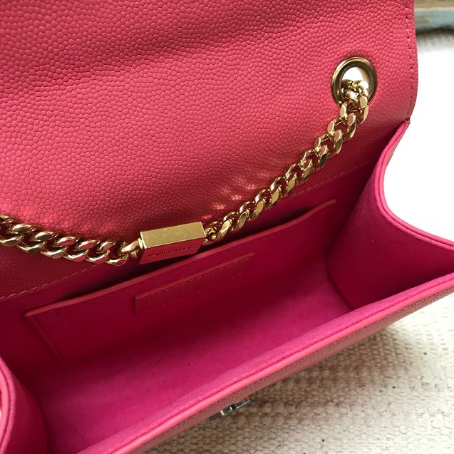 YSL original grained calfskin mini kate bag 326076 pink