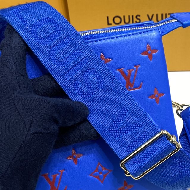 2023 Louis vuitton original lambskin coussin pm bag M58626 blue