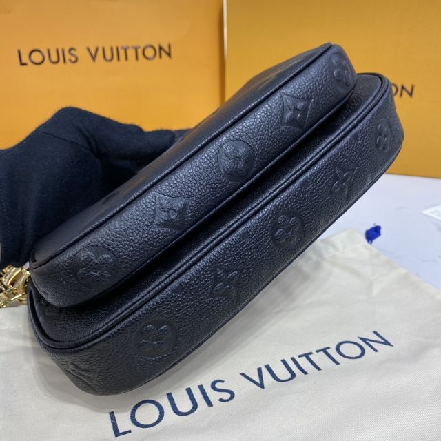 2021 louis vuitton original calfskin multi pochette M80399 black