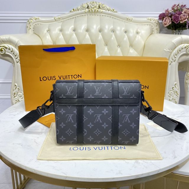 Louis vuitton original monogram eclipse trunk messenger bag M45727 