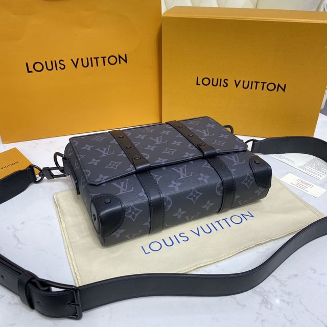 Louis vuitton original monogram eclipse trunk messenger bag M45727 