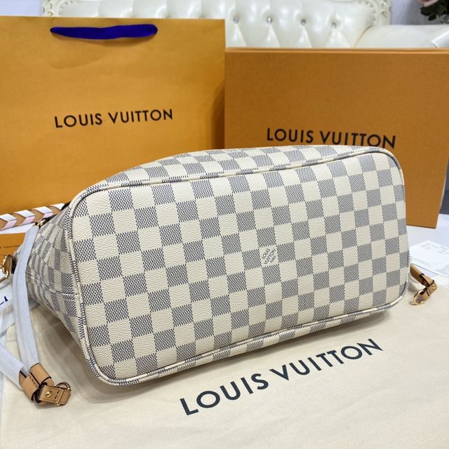 2022 Louis vuitton original damier azur neverfull mm N50047