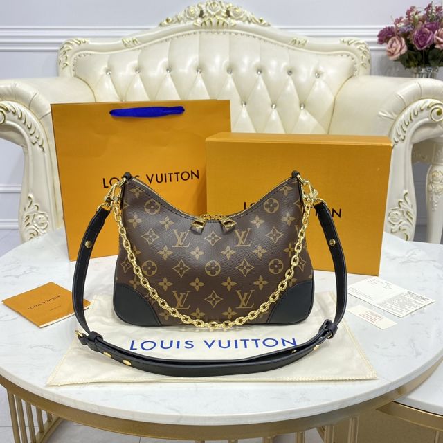 2021 Louis vuitton original monogram canvas shoulder bag m45831 black