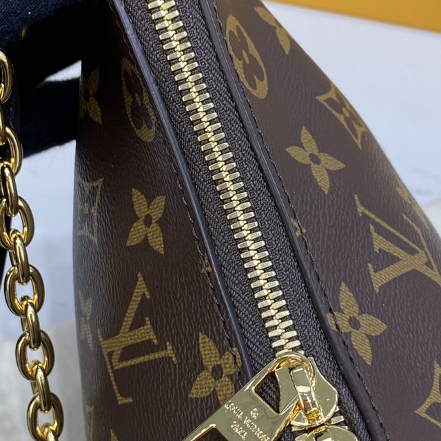 2021 Louis vuitton original monogram canvas shoulder bag m45831 black