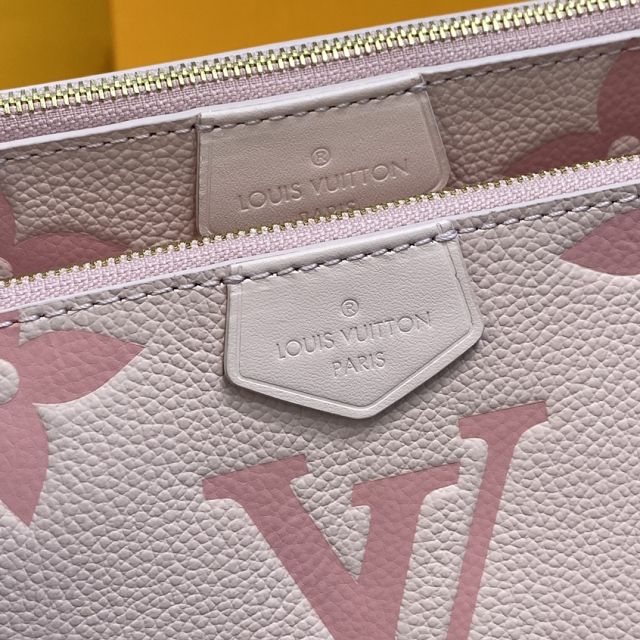 Louis vuitton original calfskin multi pochette M45776 pink