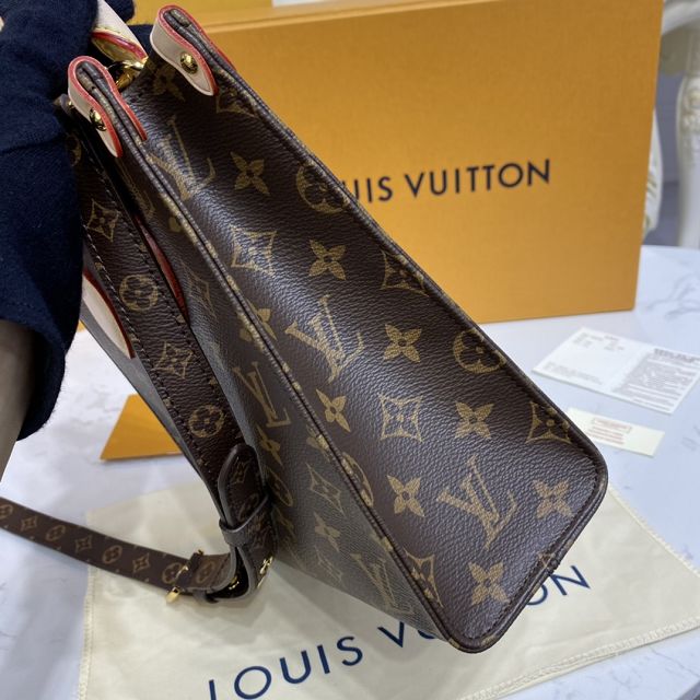 Louis vuitton original monogram canvas small sac plat m45842