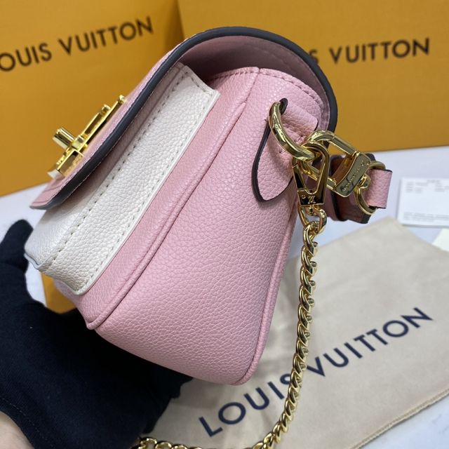 Louis vuitton original calfskin lockme tender bag M58555 pink