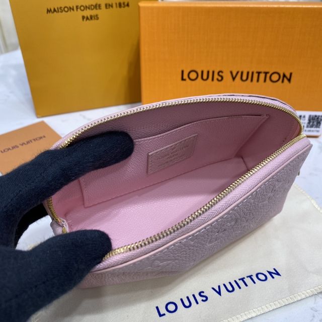 Louis vuitton original calfskin cosmetic pouch m69412 pink