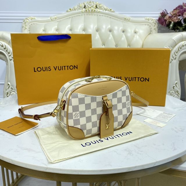 Louis vuitton original damier azur deauville mini bag N50048