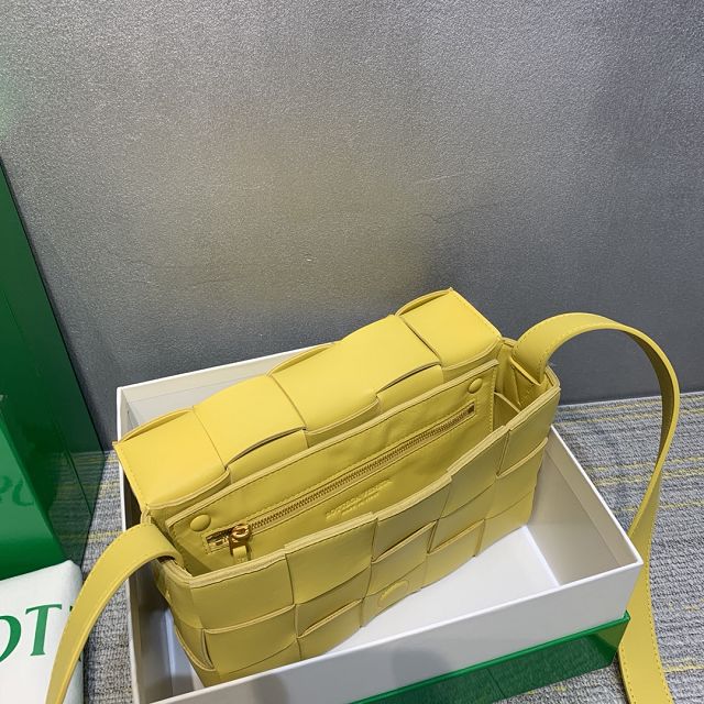 BV original lambskin cassette crossbody bag 578004 yellow