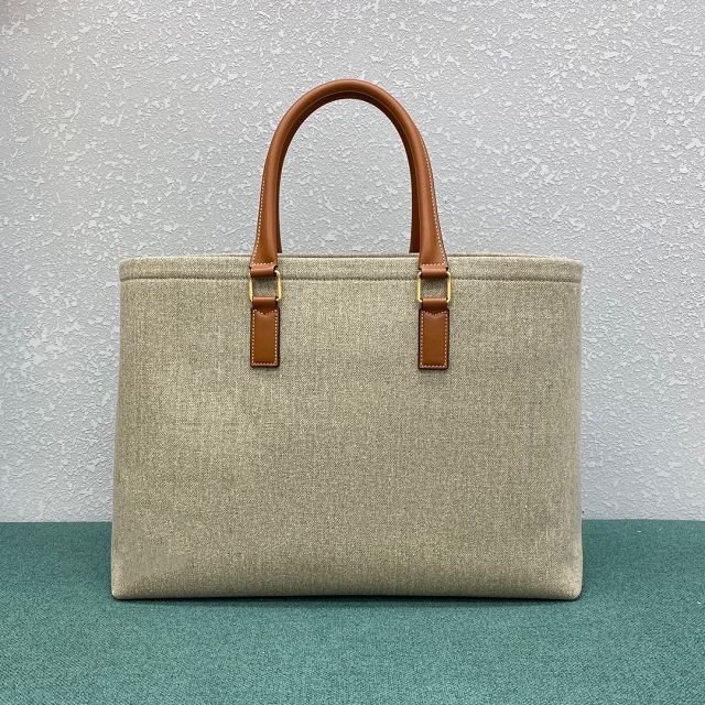 Celine original textile cabas tote 190062 grey