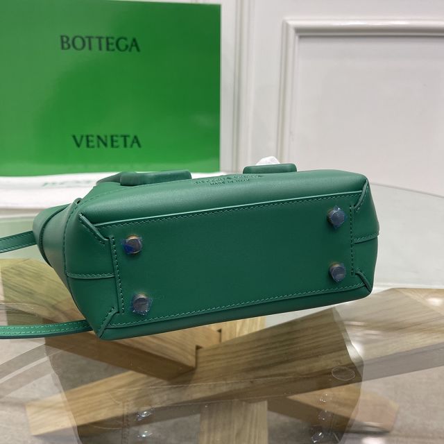 BV original smooth calfskin mini arco 29 bag 600606 green