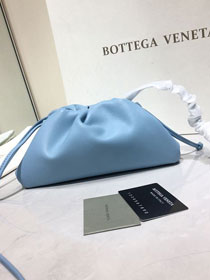 BV original calfskin mini 20 pouch 585852 light blue