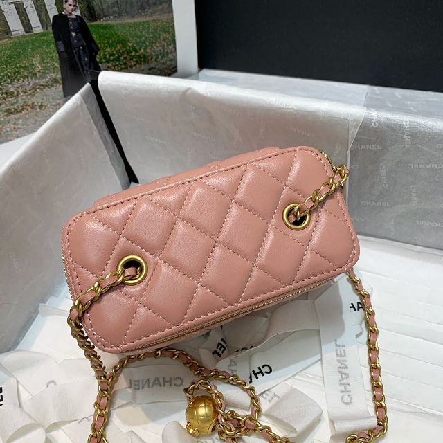 CC original lambskin small vanity with chain AP1341 pink