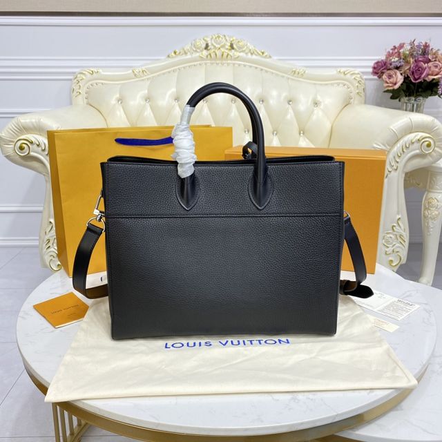 Louis vuitton original calfskin cabas business bag M55732 black