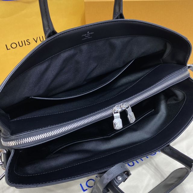 Louis vuitton original calfskin cabas business bag M55732 black