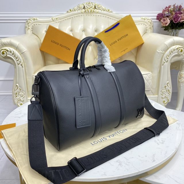 Louis vuitton original calfskin keepall 40 M57088 black