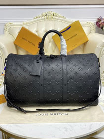 Louis vuitton original monogram calfskin keepall 50 M57964 black