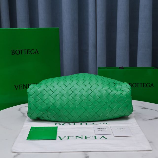 BV original lambskin large pouch 576175 green