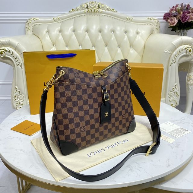 Louis vuitton original damier ebene odeon mm N50062 black