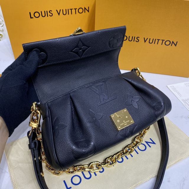 Louis vuitton original calfskin favorite bag M45813 black