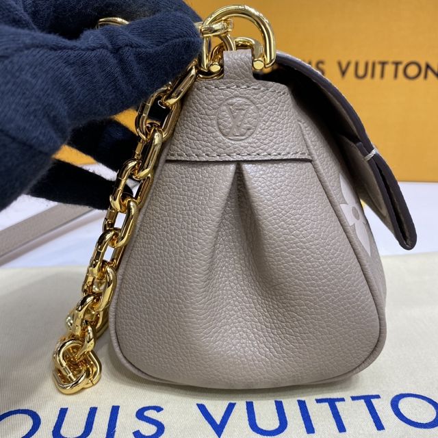 Louis vuitton original calfskin favorite bag M59114 light grey