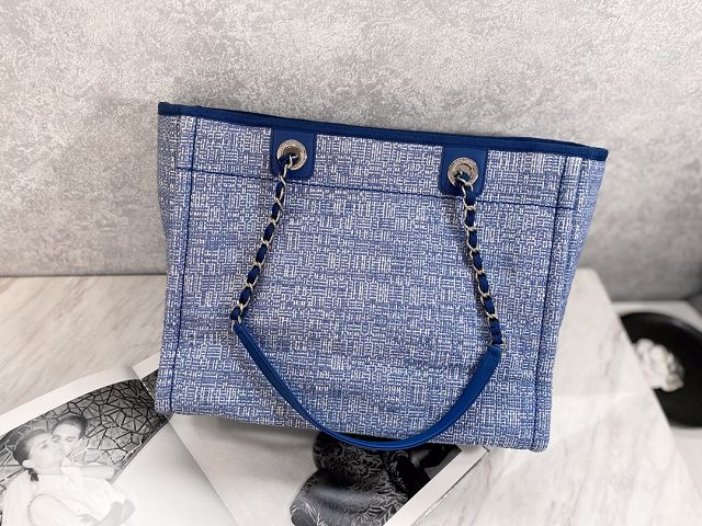 CC original canvas fibers shopping bag A67001-2 blue