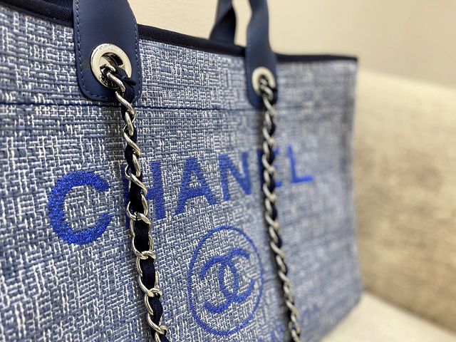 CC original canvas&fibers large shopping bag A66941-2 blue