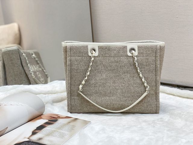 CC original mixed fibers shopping bag A67001-3 grey