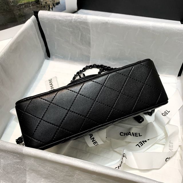 CC original lambskin mini flap bag A69900 black