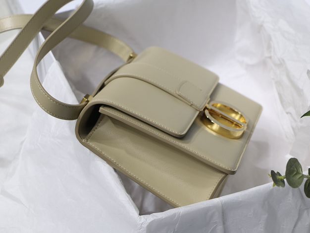 Dior original box calfskin 30 montaigne bag M9203 beige