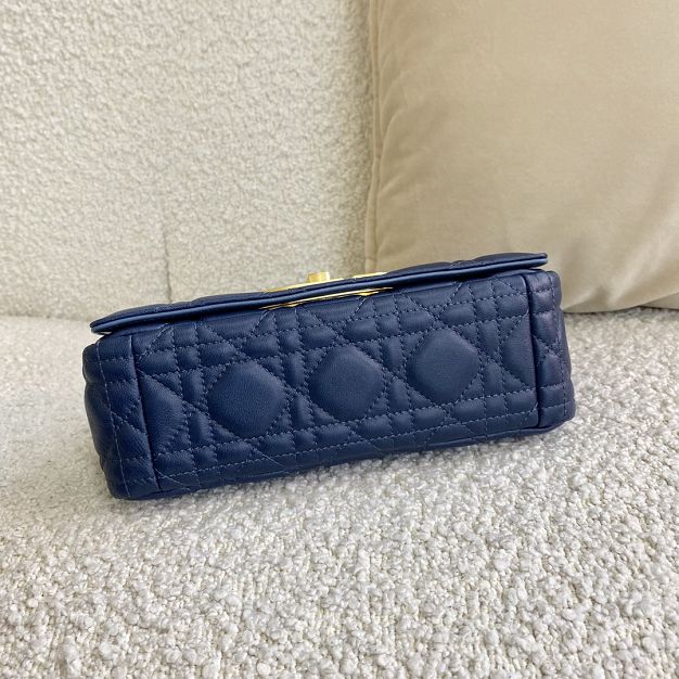 Dior original calfskin small caro bag M9241 blue