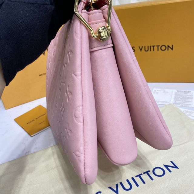 2023 Louis vuitton original lambskin coussin pm bag M59276 pink