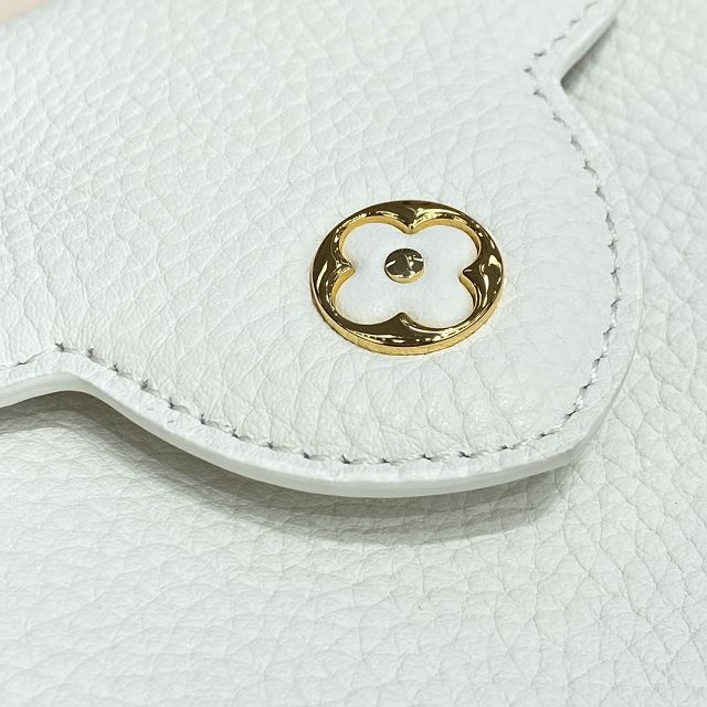 Louis vuitton original calfskin capucines mini handbag M56399 white