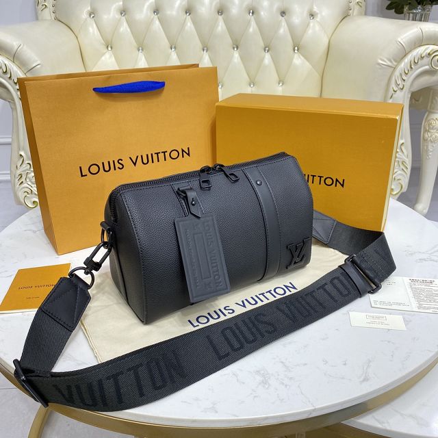 Louis vuitton original calfskin keepall city bag M59255 black