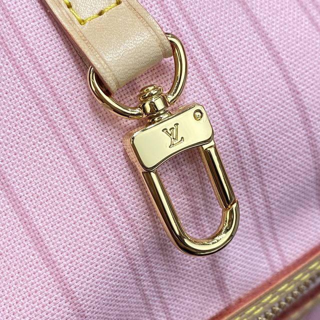 Louis vuitton original damier aziur neverfull gm N41604 pink