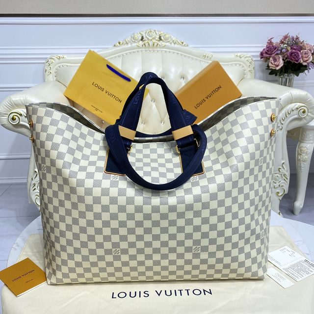 Louis vuitton original damier azur neverfull gm N41180 