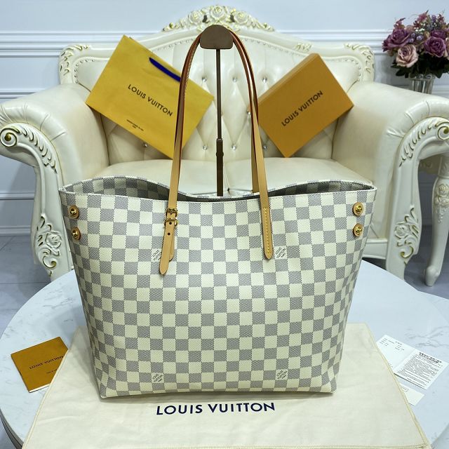 Louis vuitton original damier azur neverfull mm N41375 