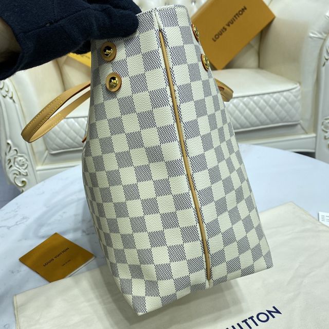 Louis vuitton original damier azur neverfull mm N41375 