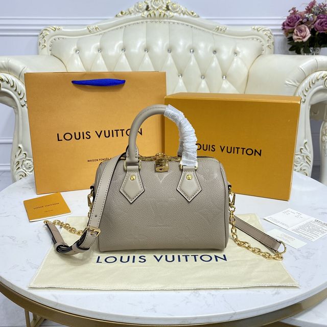 Louis vuitton original monogram calfskin speedy 20 M58953 grey