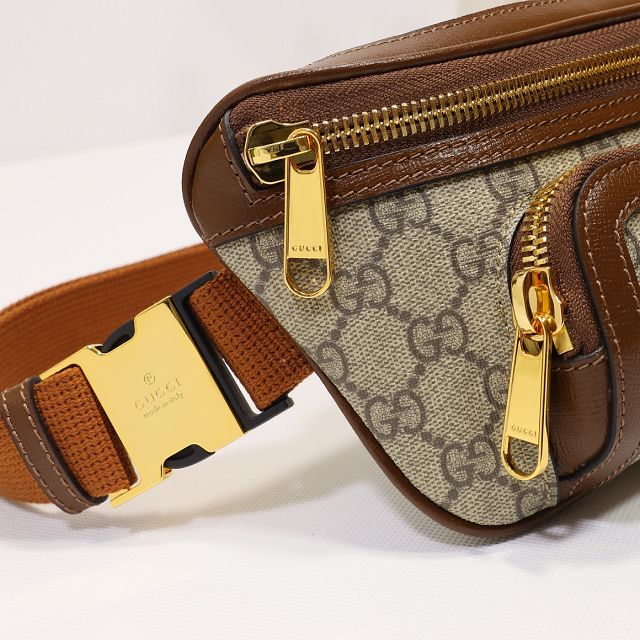 GG original supreme canvas belt bag 682933 brown