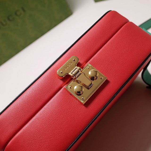 2022 GG original calfskin mini bag 658230 red