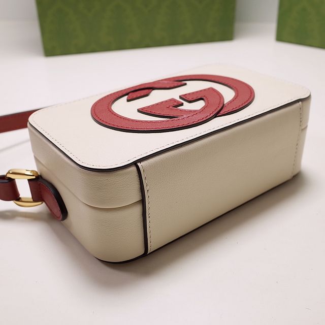 2022 GG original calfskin mini bag 658230 white