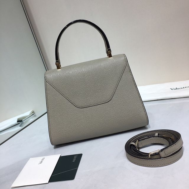 Valextra original calfskin iside mini bag 36028 grey