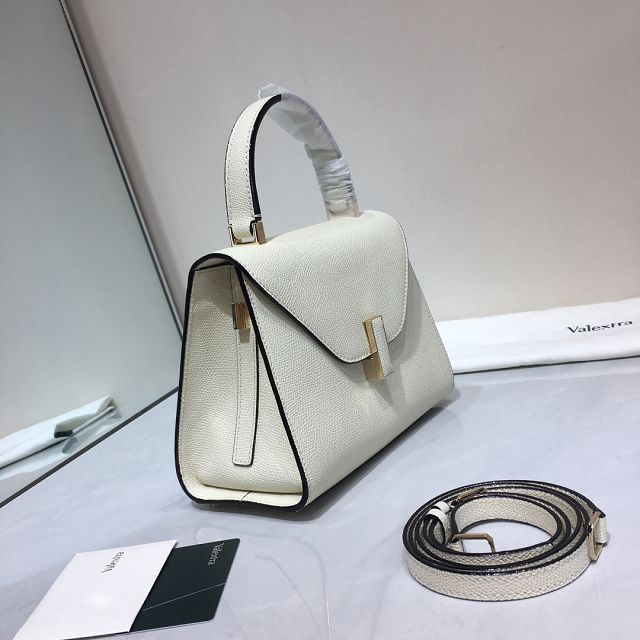 Valextra original calfskin iside mini bag 36028 white