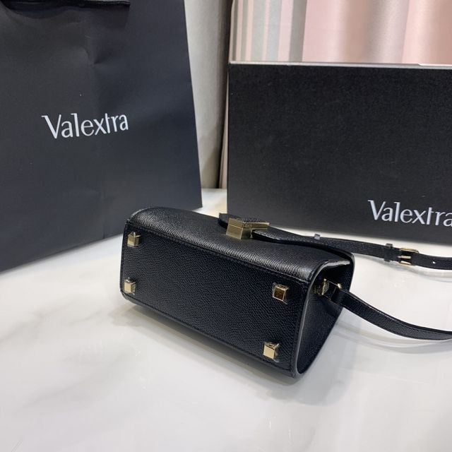 Valextra original calfskin iside nano bag 21028 black