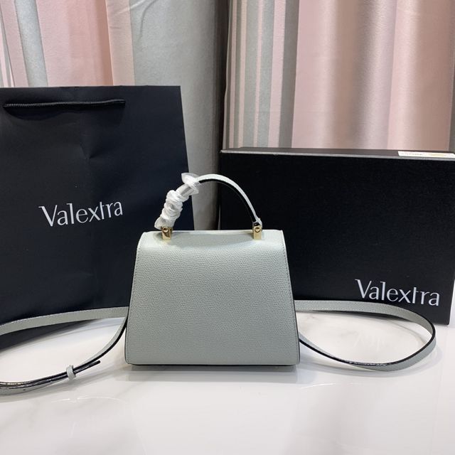 Valextra original calfskin iside nano bag 21028 grey