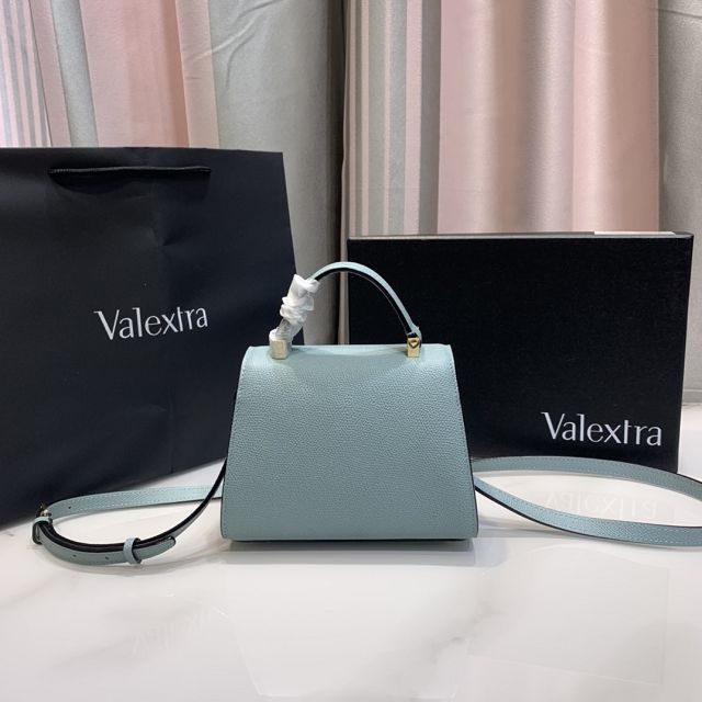 Valextra original calfskin iside nano bag 21028 light blue